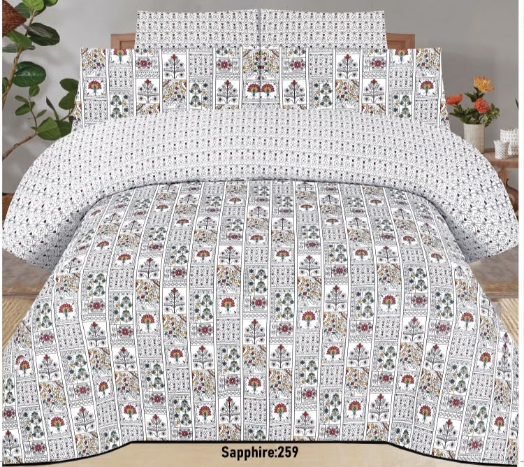 6PCS 100% Pure Cotton comforter set
