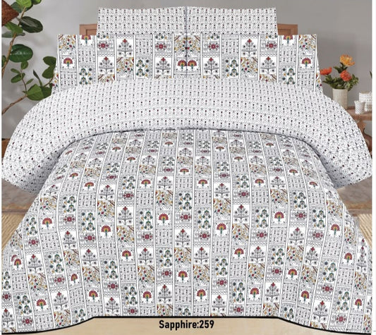 6PCS 100% Pure Cotton comforter set