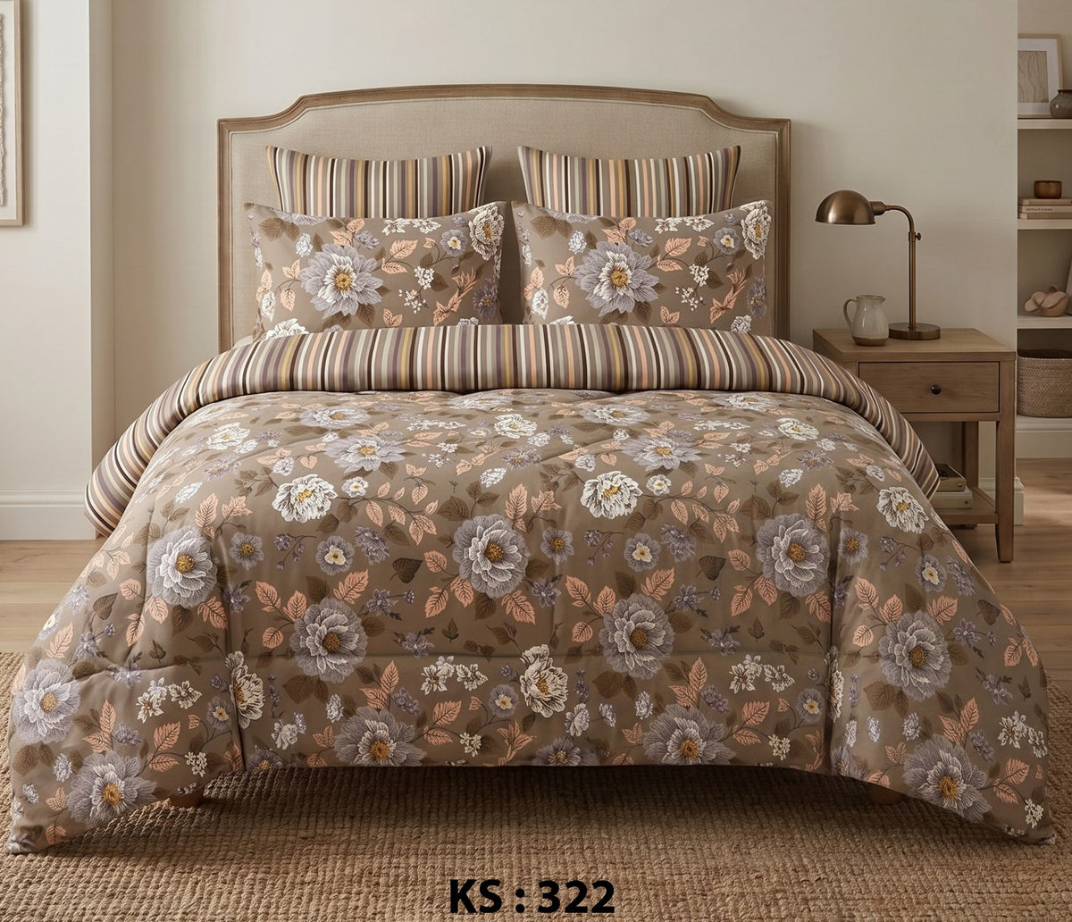 3-PIECE Dinor Premium Cotton bedsheet