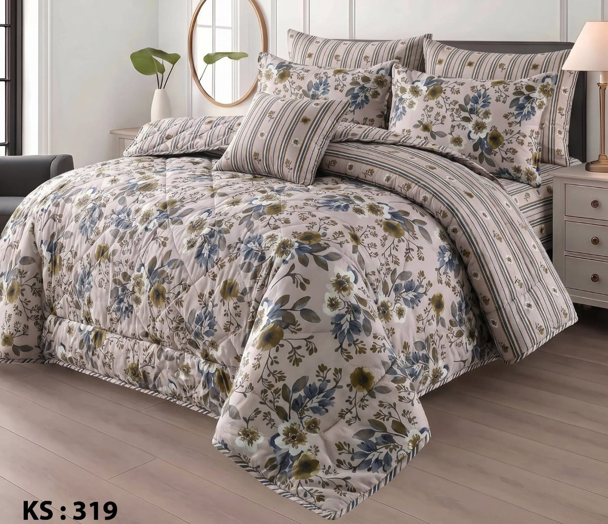 3-Piece Dinor Premium Cotton bedsheet