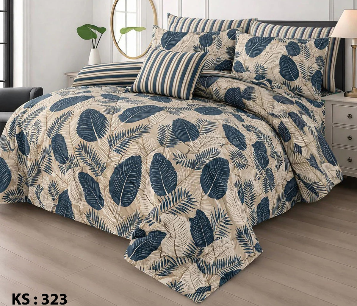 3-PIECE Dinor Premium Cotton bedsheet