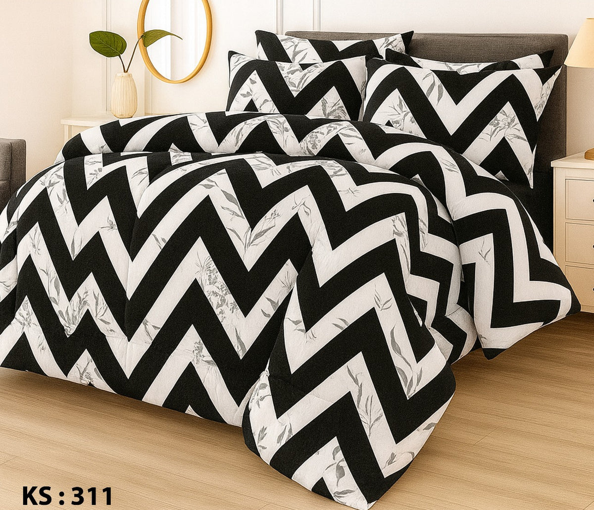 3-Piece Dinor Premium Cotton bedsheet